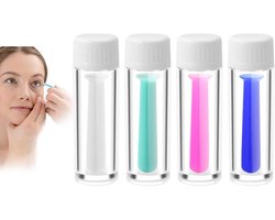 Lens zuignapje - Contactlens - 4 stuks - Lenzen Zuignap - Lens Ploffertje - Voor harde lenzen - Hergebruiken - Contactlenzen zuiger
