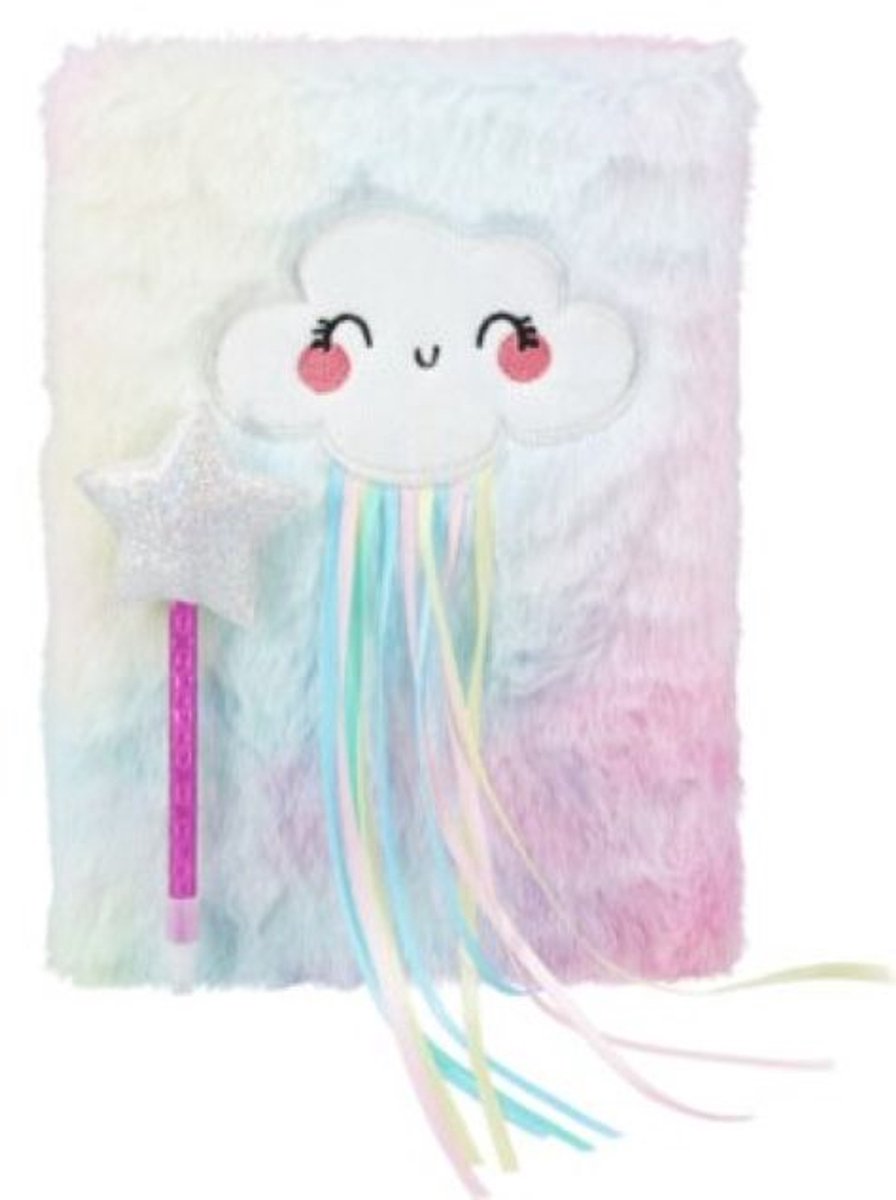 Wolkjes Schetsboek met pen - Multi