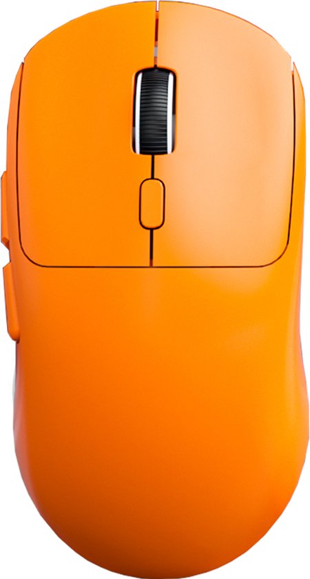 APO Electronics® - Draadloze Gaming Muis - 64g - Ultralicht - 1000 Hz Polling Rate - Oplaadbare 500 mAh Batterij - Ice-Feel Coating - Oranje