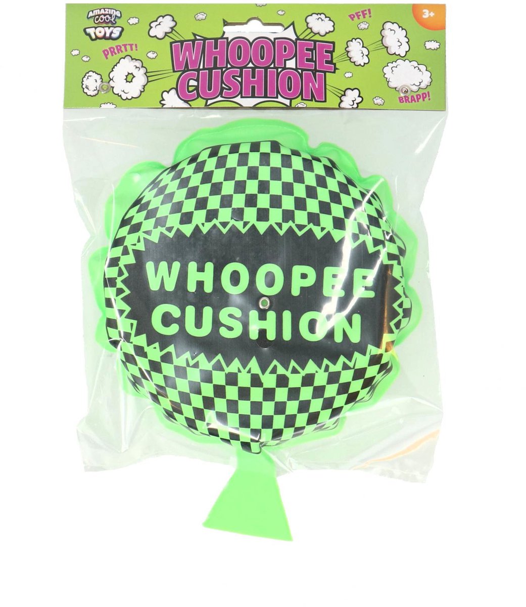 Amazing Cool Mega Scheetkussen 22CM 1 Stuk - Verschillende kleuren - Scheetkussen - Whoopee Cushion