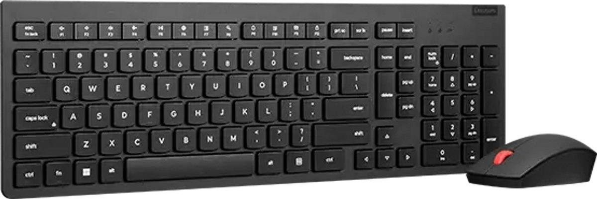 Lenovo 4X31N50746 toetsenbord Inclusief muis Universeel RF Draadloos QWERTY Amerikaans Engels Zwart