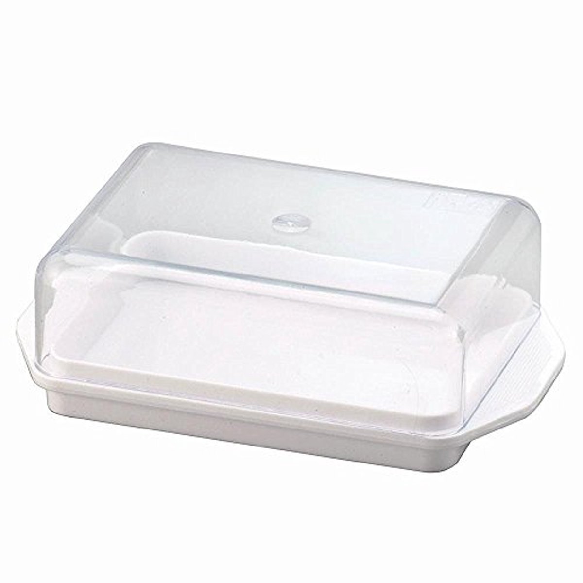 Boterschotel Koelkast - Wit, 13,8 x 8,8 x 4,9 cm, Kunststof Voor 250 g Boter