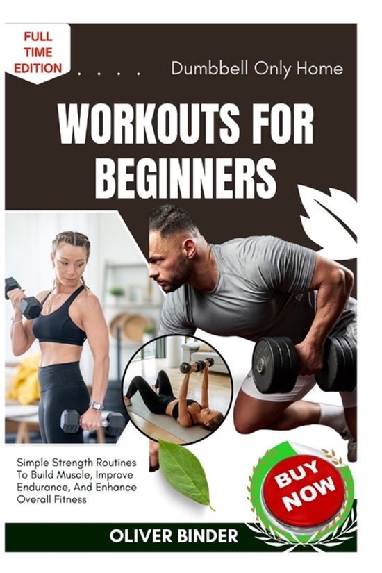 Dumbbell Only Home Workouts For Beginners - cover