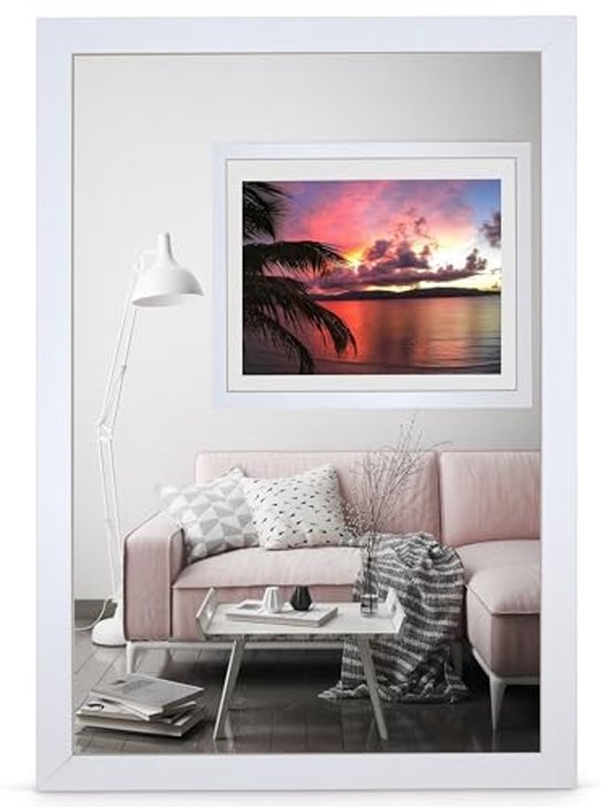 edihome, Fotolijst A4, 21 x 29,7 cm, van Hout, met Acrylglas, voor