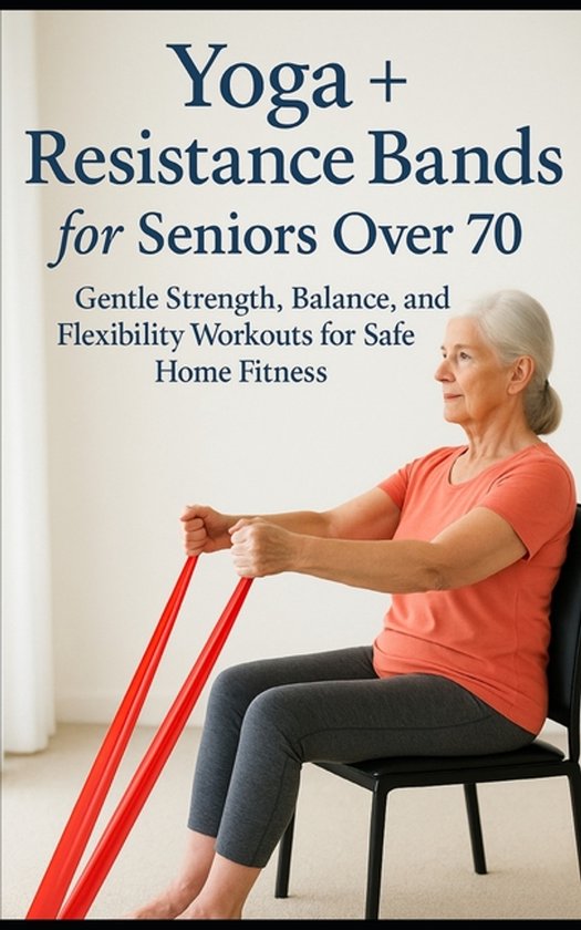Yoga + Resistance Bands for Seniors Over 70 - cover