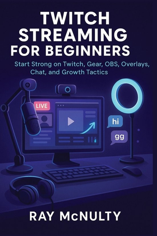Twitch Streaming for Beginners - cover