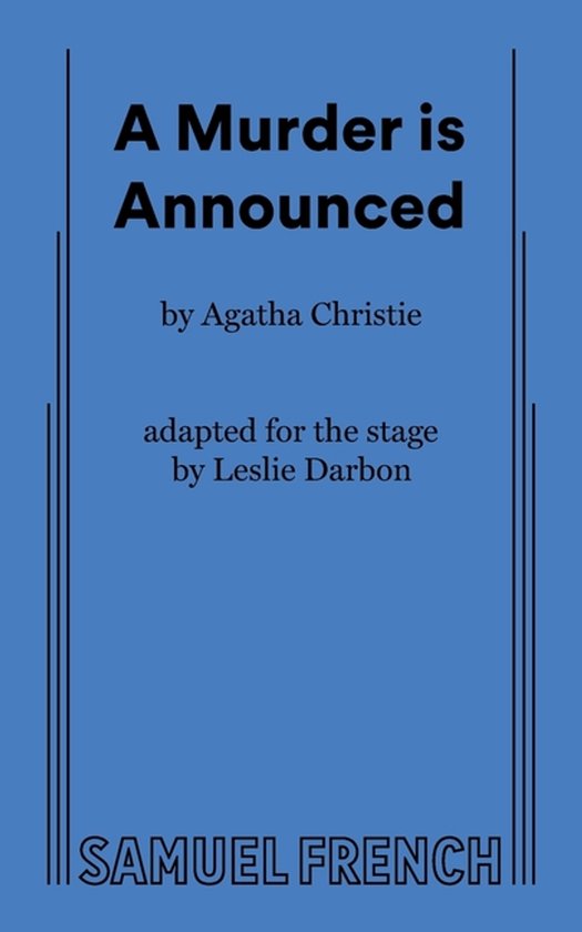 A Murder Is Announced - cover