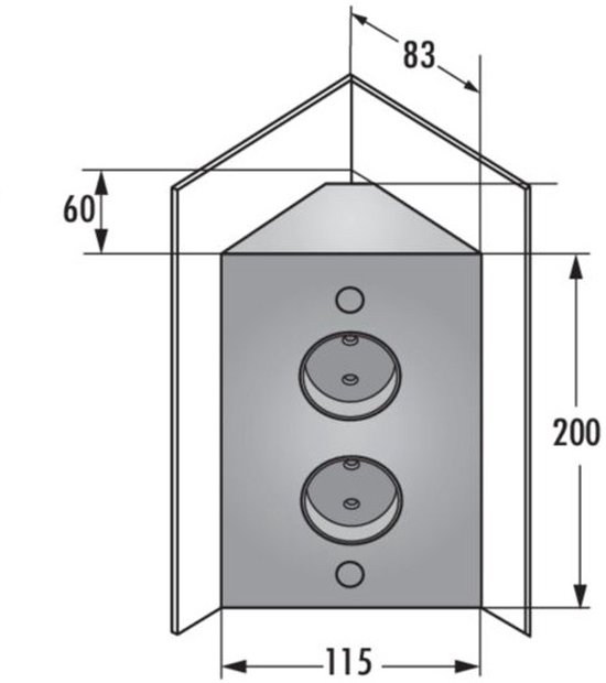 Hoekstopcontact voor boommontage, 2 x Schuko-stopcontacten, 2 x USB voor keuken, kantoor, werkplaats, stekkerdoos, ideaal voor keukenwerkbladen, inbouwstopcontact of onderstopcontact Hoekstopcontact voor boommontage, 2 x Schuko-stopcontacten, 2 x USB voor keuken, kantoor, werkplaats, stekkerdoos, ideaal voor keukenwerkbladen, inbouwstopcontact of onderstopcontact