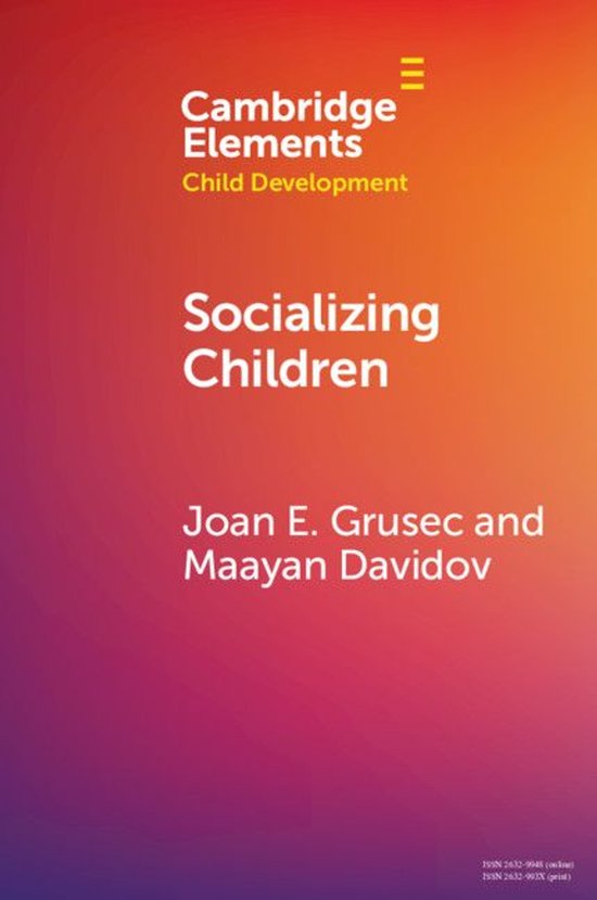 Elements in Child Development - Socializing Children - cover