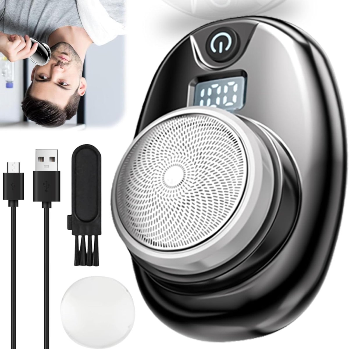 Lexium Foil shaver - Shaver - Scheerapparaat mannen - Scheerapparaat hoofd - Baardtrimmer Trimmer