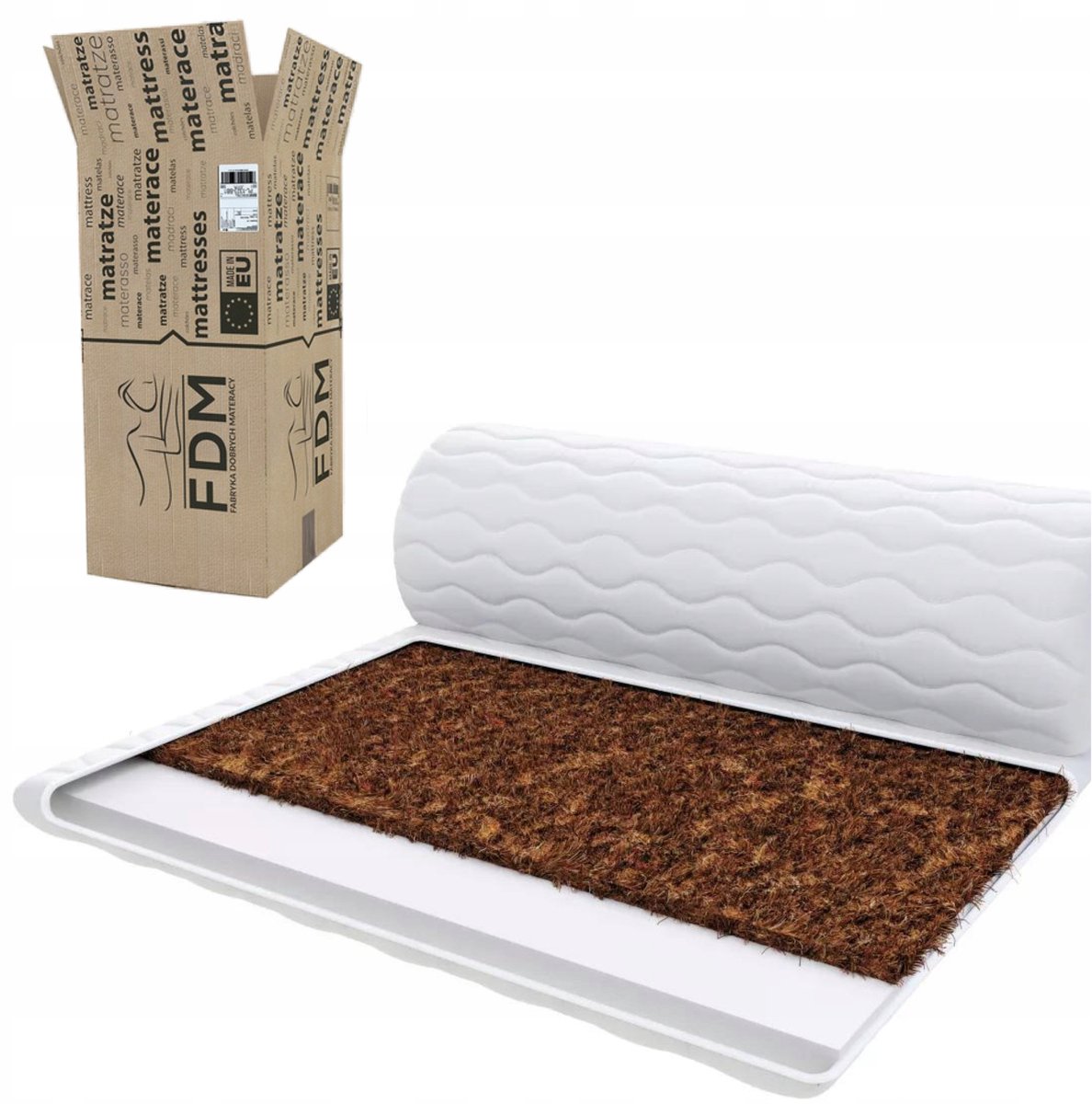 Topdekmatras 180x200x7cm - Dubbele hardheid, anti-allergisch, afneembare hoes