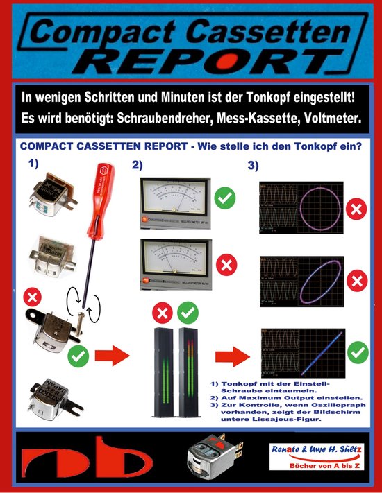 Compact Cassetten Report - Wie stelle ich den Tonkopf ein? - cover