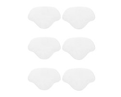 Protections de talon autocollantes pour chaussures de sport - 6 pièces - Wit