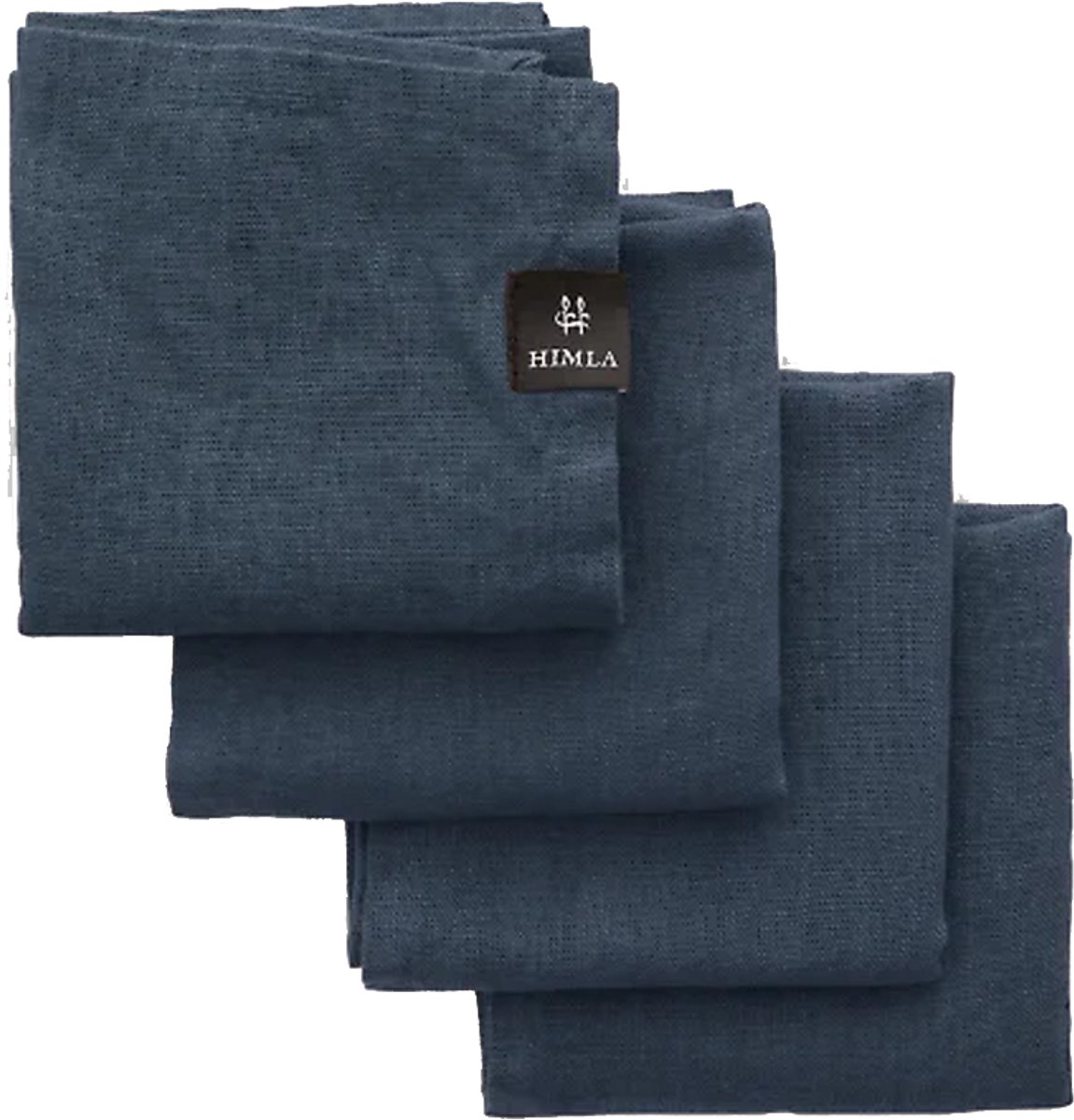 Himla Sunshine Linnen servet - 4 stuks – Silence