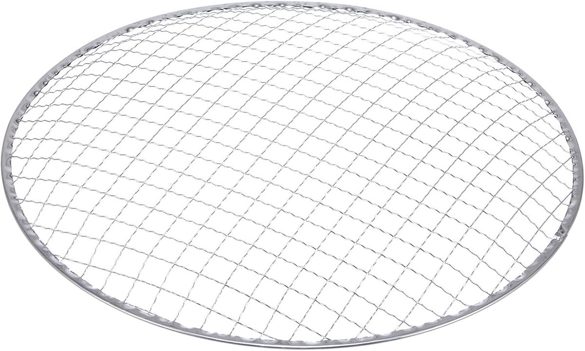 Barbecue gereedschapset - 10-delige 295mm RVS Commerciële Barbecue Net, Anti-aanbak