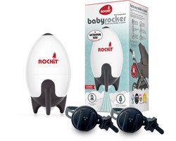 De Originele Oplaadbare ROCKIT ® Baby Rocker | Nu met 2 x Draaibare Montagebeugels |