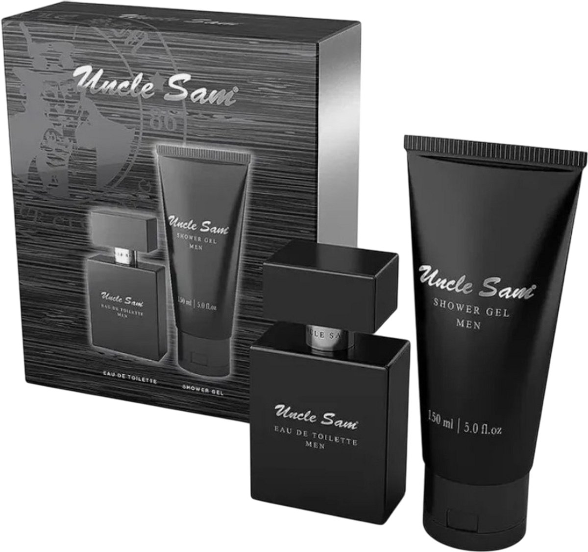 Uncle Sam geschenkset voor heren eau de toilette + shower gel giftset