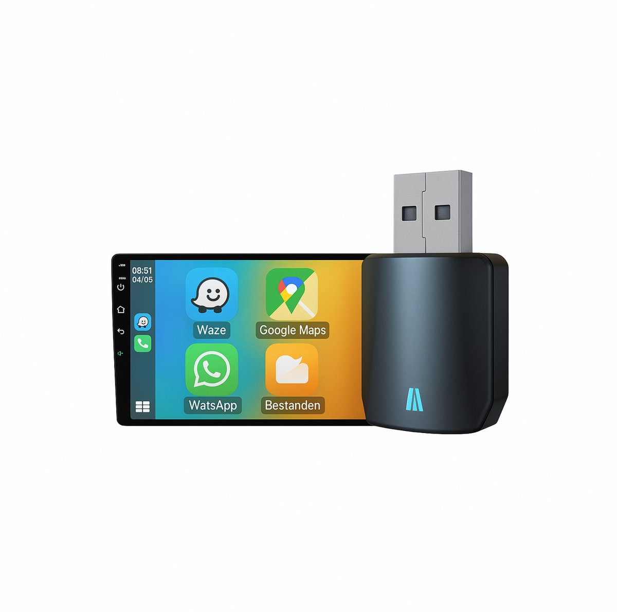 Oneproduct CarPlay Adapter - Maakt Bekabelde CarPlay Draadloos