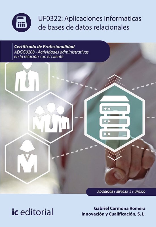 Aplicaciones informáticas de bases de datos relacionales. A ... - cover
