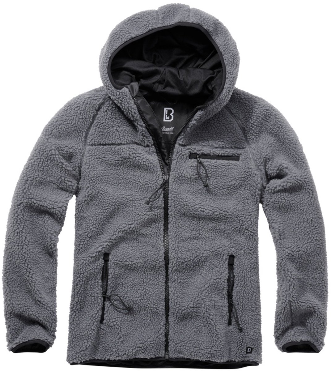 Brandit - Teddyfleece Worker Jacket - XXL - Grijs