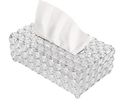 Cristallen Tissuebox Houder voor Badkamer en Tafel - Rectangular Design
