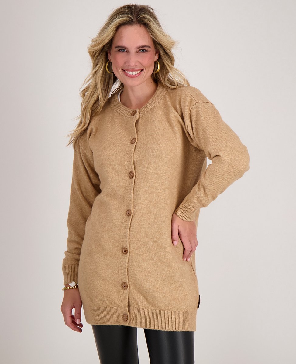 Je m'appelle Dames Vest - Bruin - Maat M/L