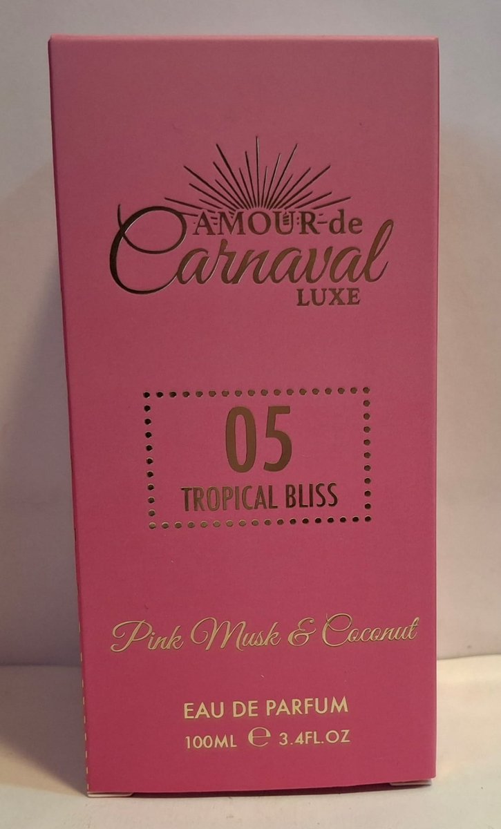 Amour de Carnaval 05 Eau de Parfum Tropical Bliss - Pink Musk & Coconut geur 100ML