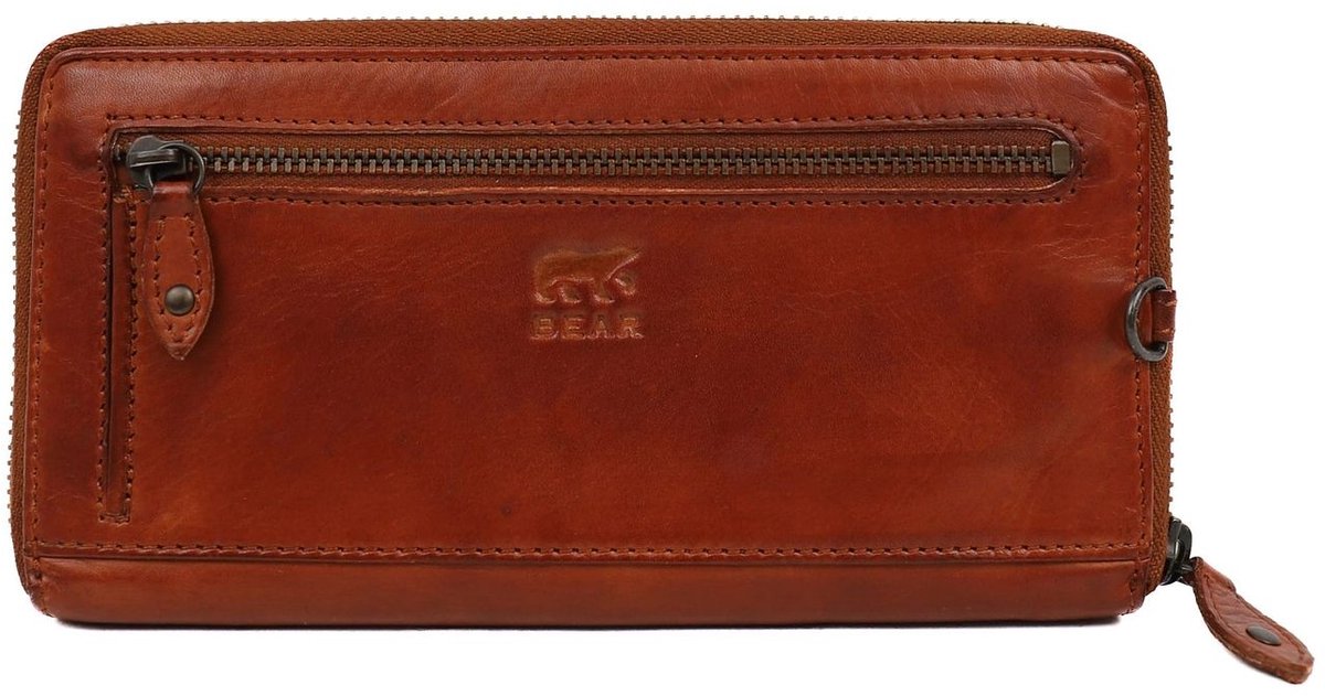 Bear Design portemonnee cognac