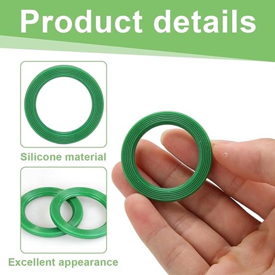 2 stuks Afdichtring voor tm5/tm6 messen Afdichtringen voor Vorwerk Thermomix TM5 TM 6 mixermessen- siliconen afdichtingen — afbeelding 2