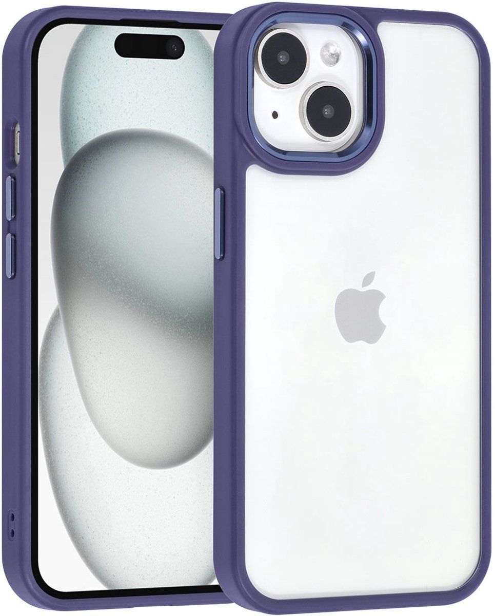 UNIQ Accessory Back Cover - Apple iPhone 15 - Paars - Slank en gripvast ontwerp