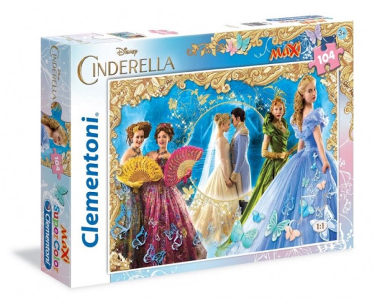 Clementoni Maxi Puzzel 104 Stukjes - Super Color Assepoester
