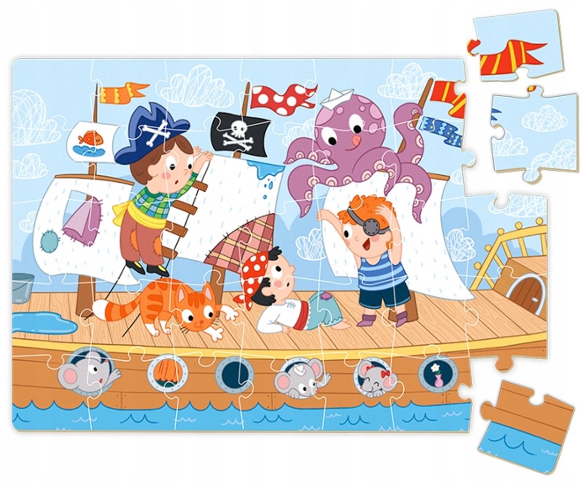 DODO Mini Puzzel Zeeavontuur 35 Stukjes