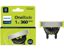 Philips OneBlade 360 Blade - Vervangmesjes - Scheermesjes - 1 stuk - QP410/30