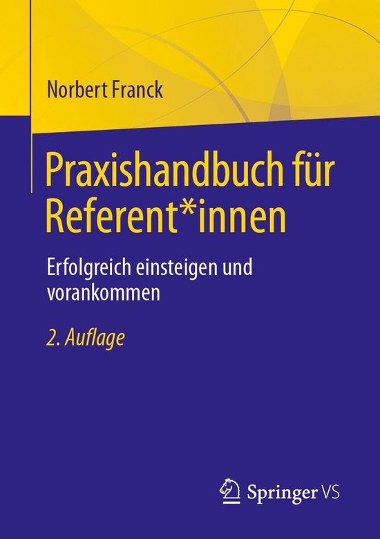Praxishandbuch für Referent*innen - cover