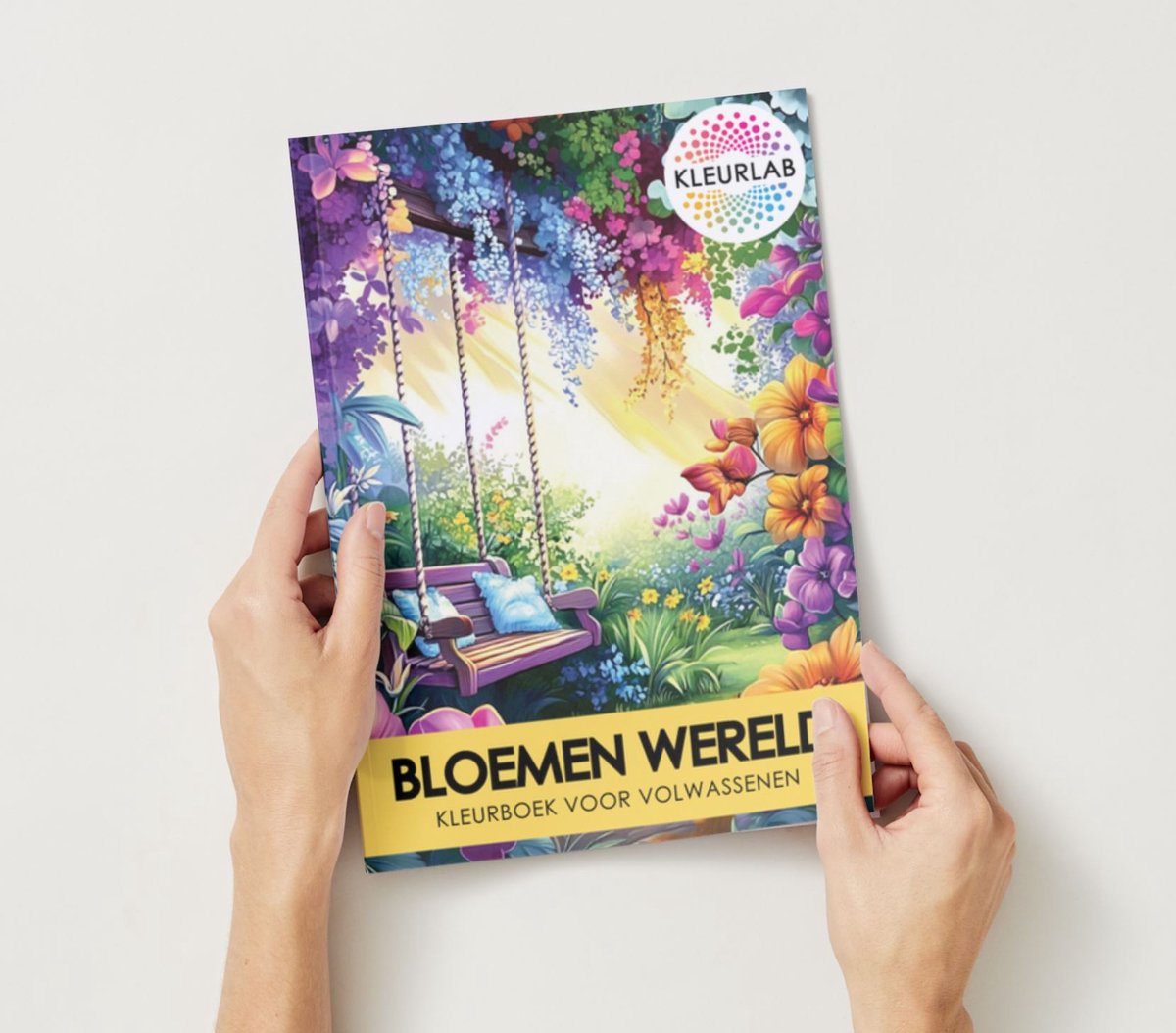KleurLab® - Bloemenwereld - Luxe Kleurboek voor Volwassenen - Natuur en Tuinen - 48 Kleurplaten op A4 - Enkelzijdig bedrukt — afbeelding 7