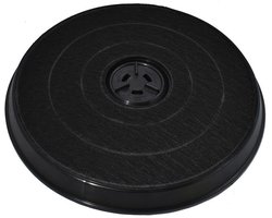 AllSpares Koolstoffilter (2St.) voor afzuigkappen geschikt voor Electrolux EFF57, E3CFF57 - Bosch Siemens 11005728, 11005734 - AEG Zanussi MCEF03, 9029800472 - Whirlpool 484000008636 (Ø231mm)