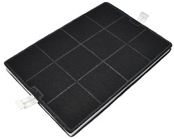 AllSpares Koolstoffilter voor afzuigkappen geschikt voor Bosch 00351210-351210 - DHZ5160 en Siemens LZ51600 (293x200x23mm)