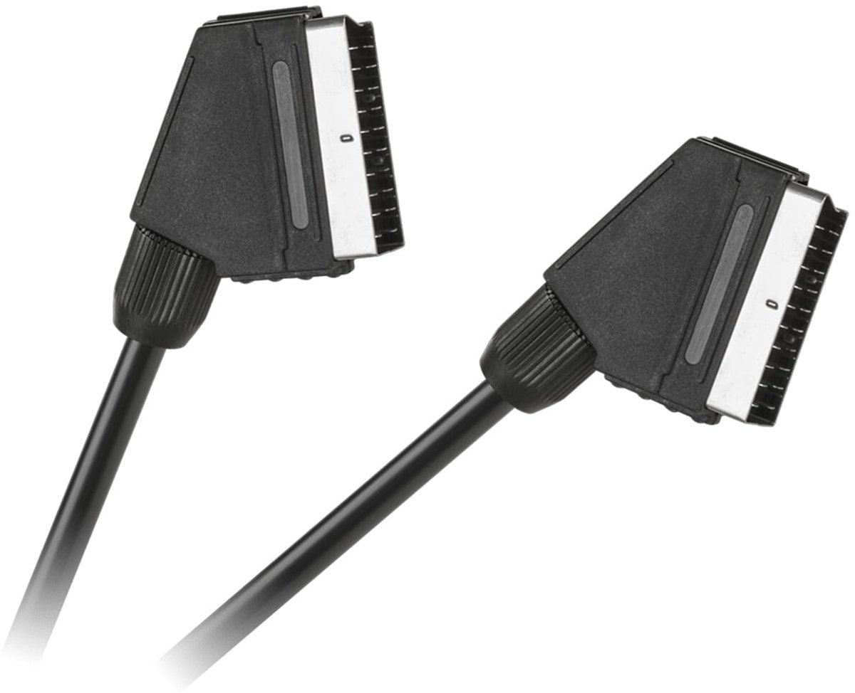 Orbit Electronic Audio/Video Kabel - SCART (m) naar SCART (m) - 1.2m - Zwart