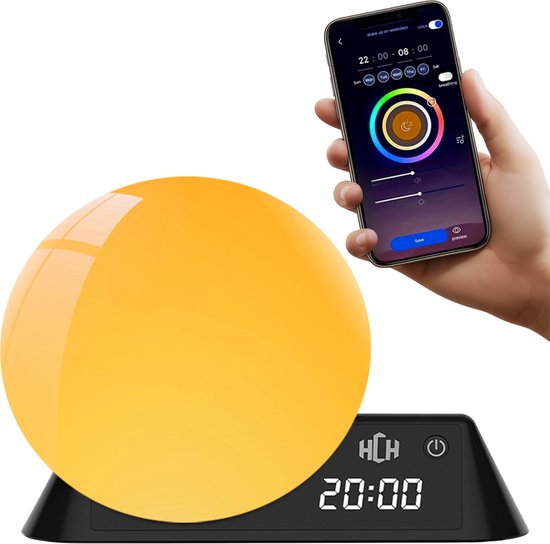 HCH wake up light – LED – 16 kleuren – bluetooth