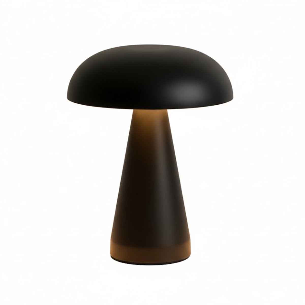 OMNIEXA Tafellamp - Mat Zwart – Dimbaar & Draadloos – 3 Lichtstanden – LED Designlamp met TouchControl – Luxe Tafellamp voor Woonkamer, Horeca of Slaapkamer