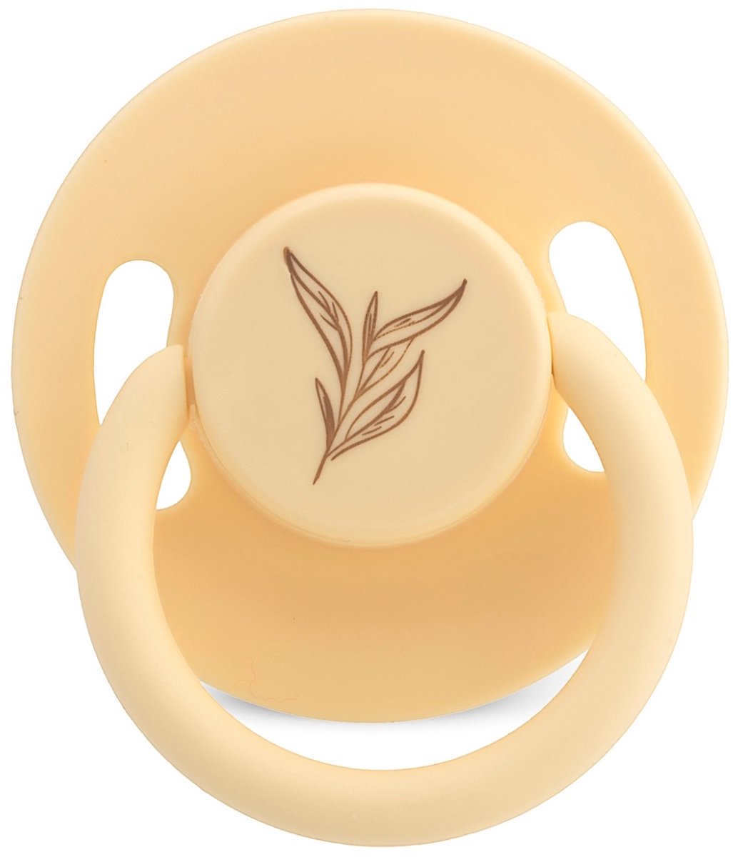 Weebaby Vanille No.2 6-18 mnd Ronde Latex Fopspeen