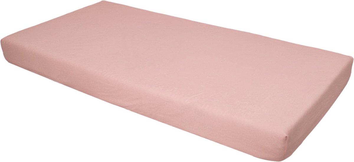 MamaLoes Jersey Roze 60 x 120 cm Ledikant Hoeslaken