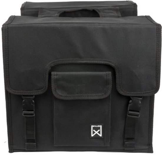 Willex Shopper - Dubbele Fietstas - 38liter- Zwart van Willex — afbeelding 2