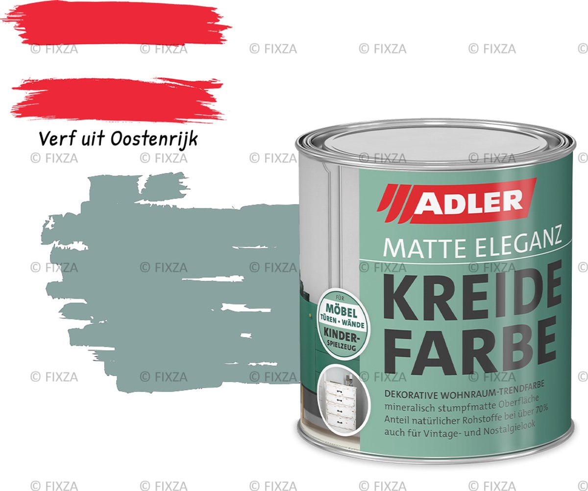 ADLER Vivido Krijtverf – Fluweelpootje – Duurzame matte verf voor hout, meubels, deuren, metaal en kunststof – 375 ml