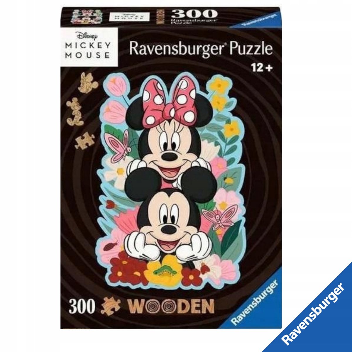 Ravensburger Houten Puzzel 300 Stukjes: Mickey & Minnie