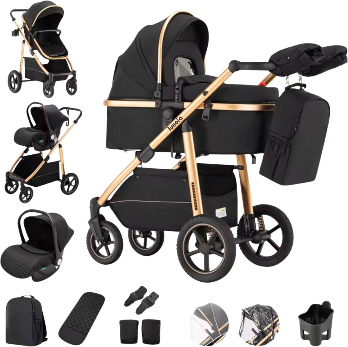 Lunola Luna Winter Edition - Kinderwagen 3-in-1 -