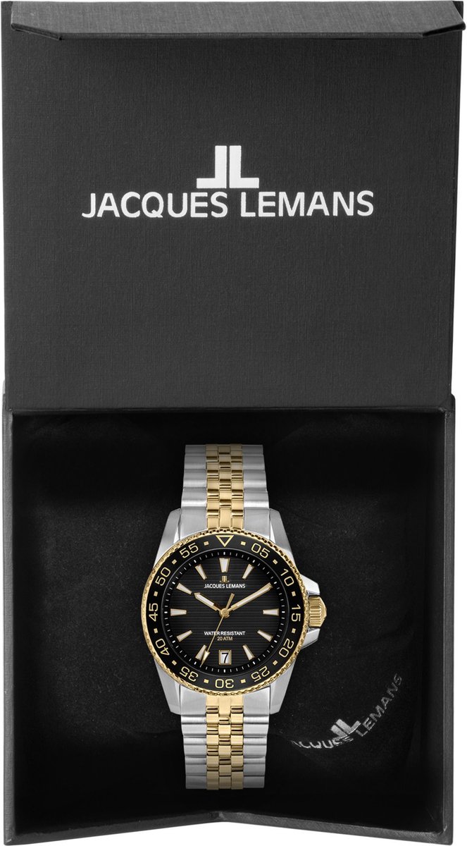 Datum horloge Liverpool Diver Black - Gold