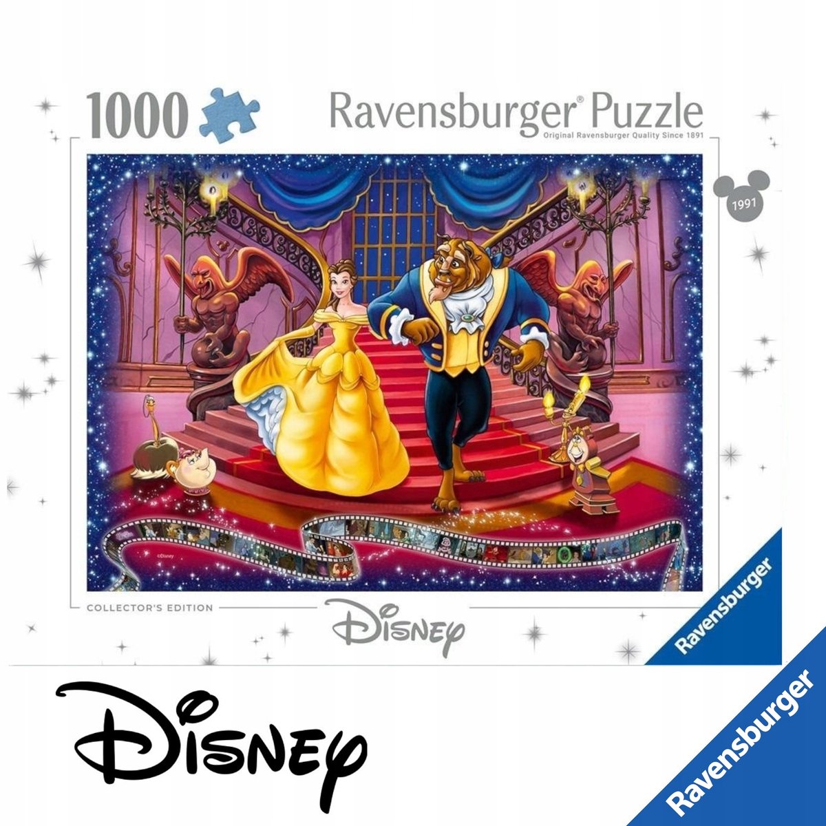 Ravensburger Disney Classics Belle en het Beest Puzzel 1000 Stukjes