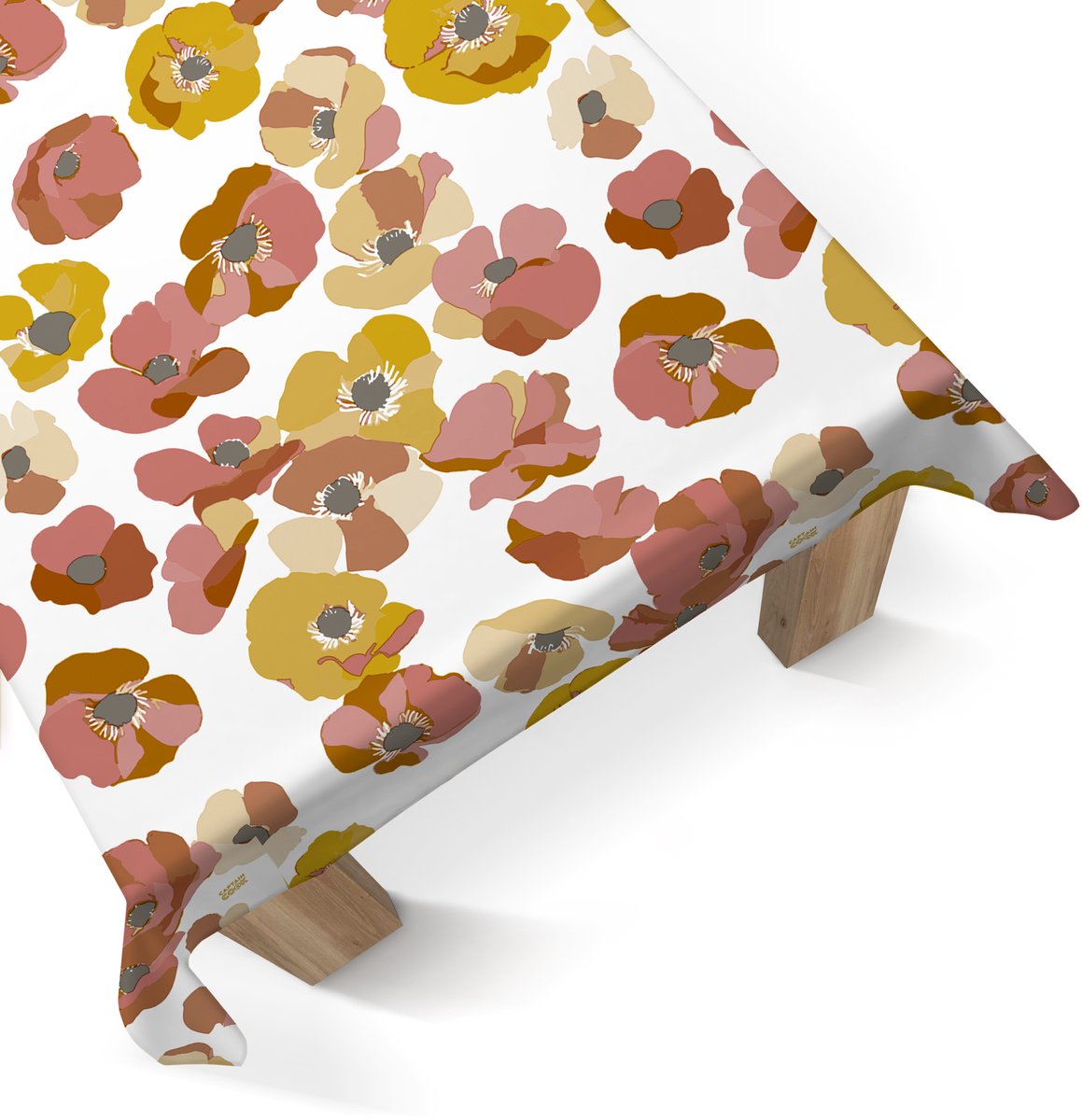 Tafelzeil Keshi coral 140x180cm Roze