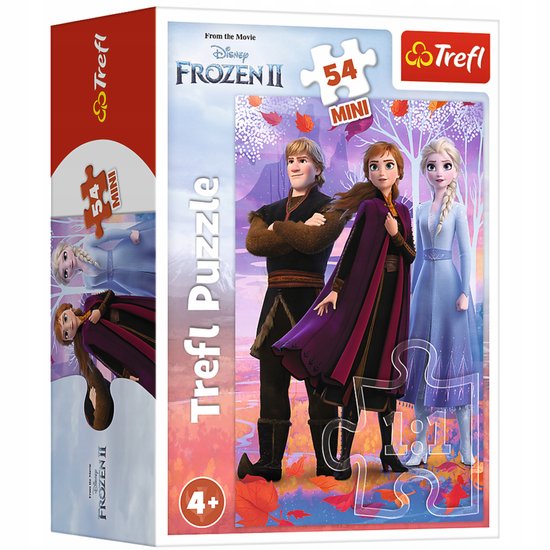 Trefl Frozen Minipuzzel 54 Stukjes - Anna, Elsa & Kristoff